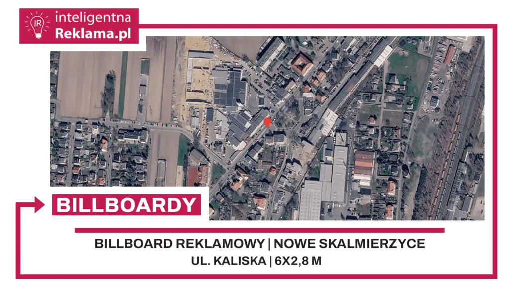 Lokalizacja reklamowa w Nowe Skalmierzyce przy ul. Kaliska - powierzchnia 16,8 m²