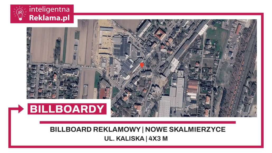 Lokalizacja reklamowa w Nowe Skalmierzyce przy ul. ul. Kaliska - powierzchnia 12 m²
