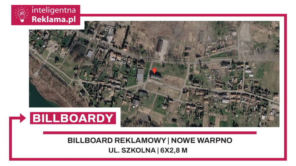 Lokalizacja reklamowa w Nowe Warpno przy ul. Szkolna - powierzchnia 16,8 m²