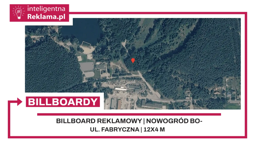 Lokalizacja reklamowa w Nowogród Bobrzański przy ul. Fabryczna - powierzchnia 48 m²