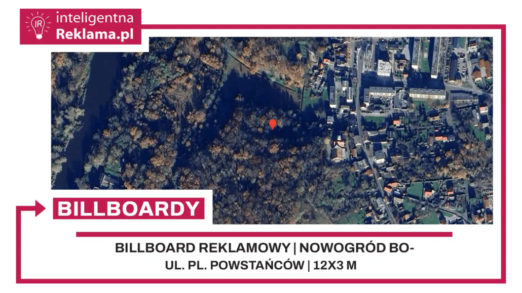Lokalizacja reklamowa w Nowogród Bobrzański przy ul. Pl. Powstańców - powierzchnia 36 m²
