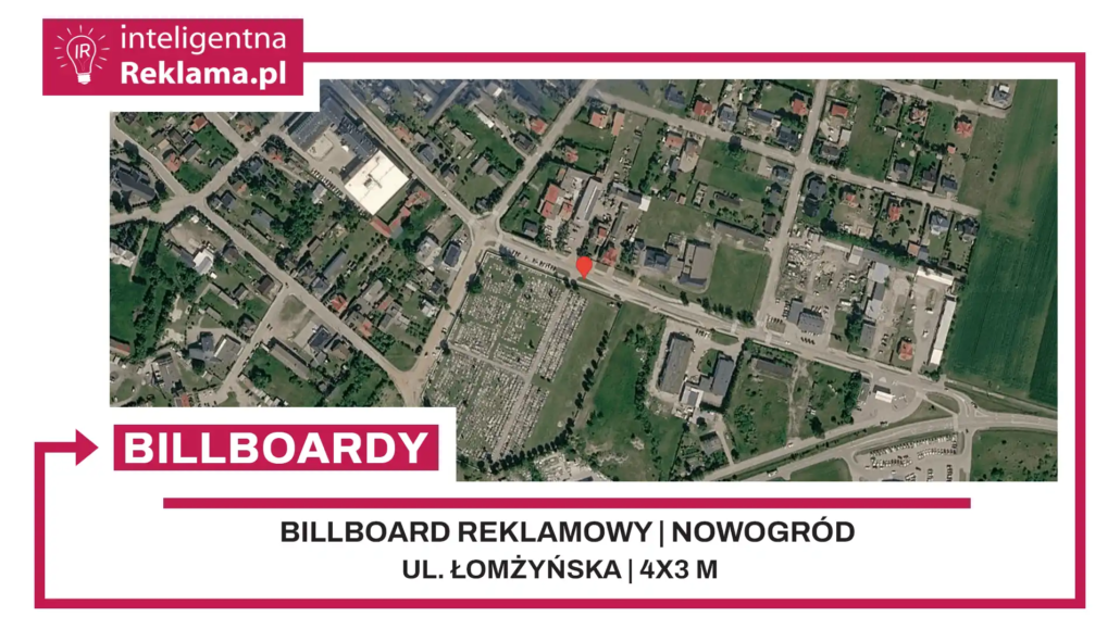 Lokalizacja reklamowa w Nowogród przy ul. ul. Łomżyńska - powierzchnia 12 m²