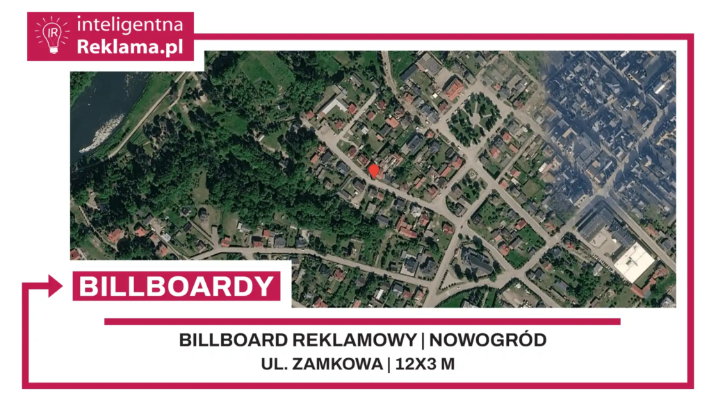 Lokalizacja reklamowa w Nowogród przy ul. Zamkowa - powierzchnia 36 m²