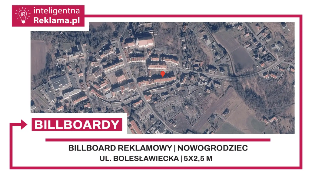 Lokalizacja reklamowa w Nowogrodziec przy ul. ul. Bolesławiecka - powierzchnia 12,5 m²