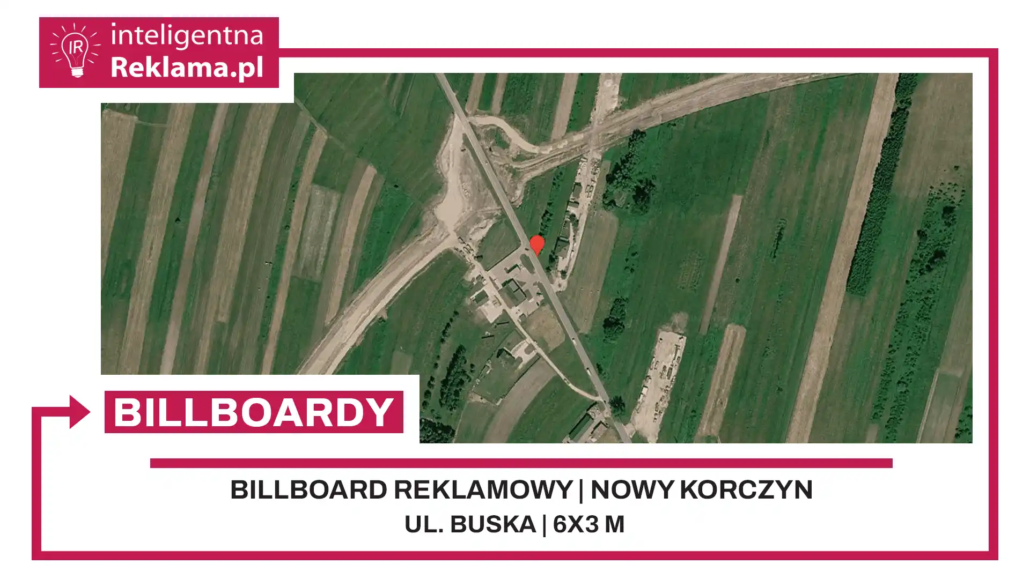 Lokalizacja reklamowa w Nowy Korczyn przy ul. Buska - powierzchnia 18 m²