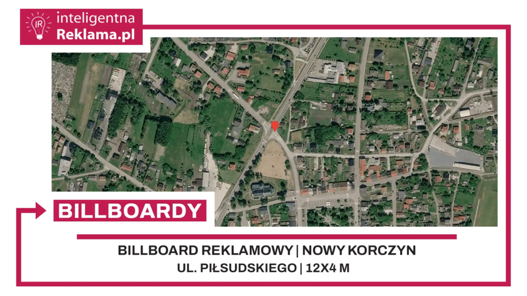 Lokalizacja reklamowa w Nowy Korczyn przy ul. Piłsudskiego - powierzchnia 48 m²