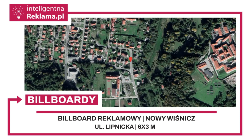 Lokalizacja reklamowa w Nowy Wiśnicz przy ul. Lipnicka - powierzchnia 18 m²
