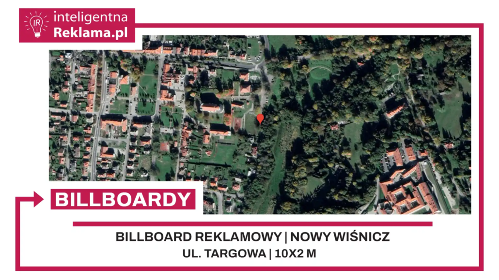 Lokalizacja reklamowa w Nowy Wiśnicz przy ul. Targowa - powierzchnia 20 m²