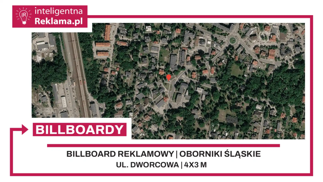 Lokalizacja reklamowa w Oborniki Śląskie przy ul. ul. Dworcowa - powierzchnia 12 m²