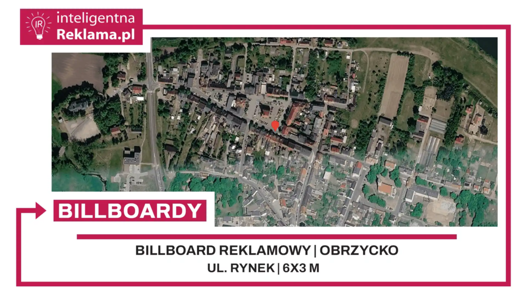 Lokalizacja reklamowa w Obrzycko przy ul. Rynek - powierzchnia 18 m²
