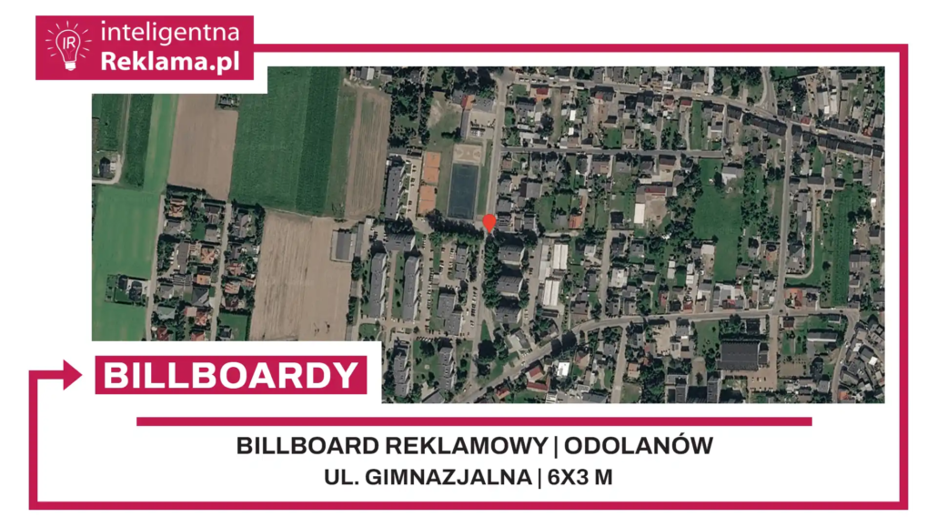 Lokalizacja reklamowa w Odolanów przy ul. Gimnazjalna - powierzchnia 18 m²