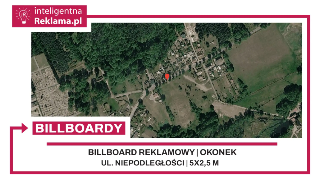 Lokalizacja reklamowa w Okonek przy ul. ul. Niepodległości - powierzchnia 12,5 m²