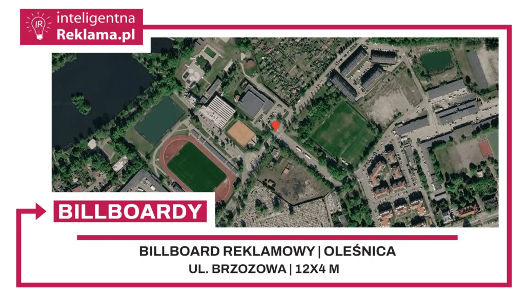 Lokalizacja reklamowa w Oleśnica przy ul. Brzozowa - powierzchnia 48 m²