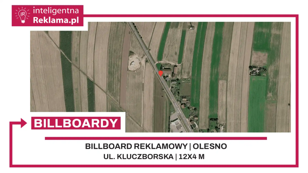 Lokalizacja reklamowa w Olesno przy ul. Kluczborska - powierzchnia 48 m²
