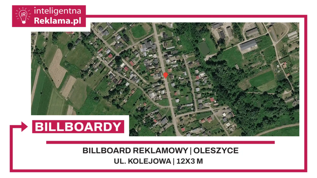 Lokalizacja reklamowa w Oleszyce przy ul. Kolejowa - powierzchnia 36 m²