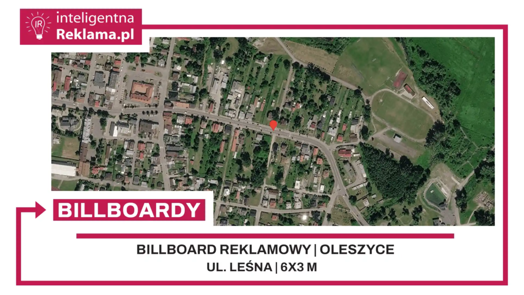 Lokalizacja reklamowa w Oleszyce przy ul. Leśna - powierzchnia 18 m²