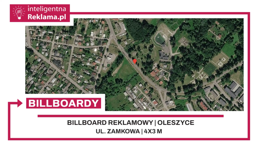 Lokalizacja reklamowa w Oleszyce przy ul. Zamkowa - powierzchnia 12 m²