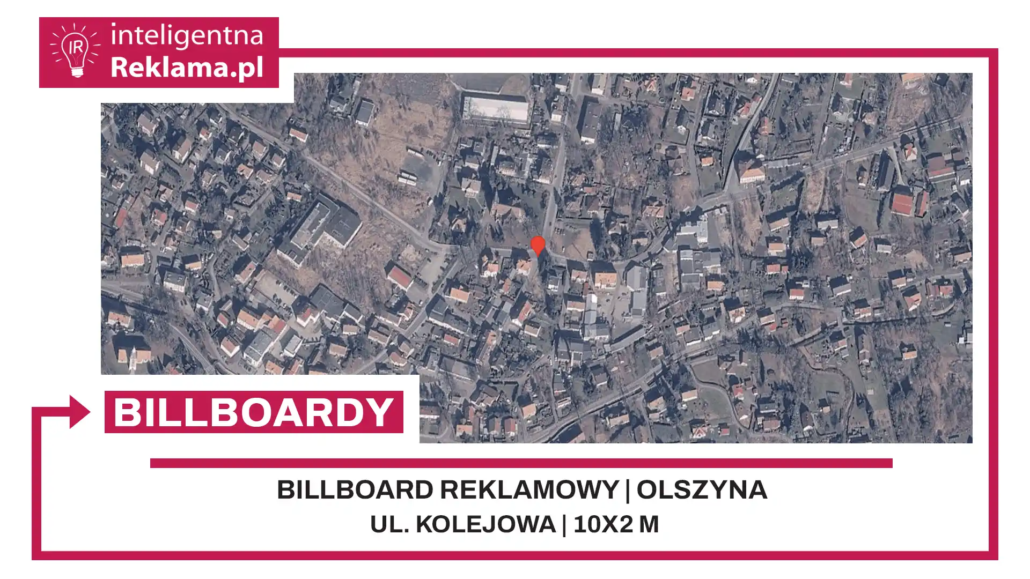 Lokalizacja reklamowa w Olszyna przy ul. ul. Kolejowa - powierzchnia 20 m²