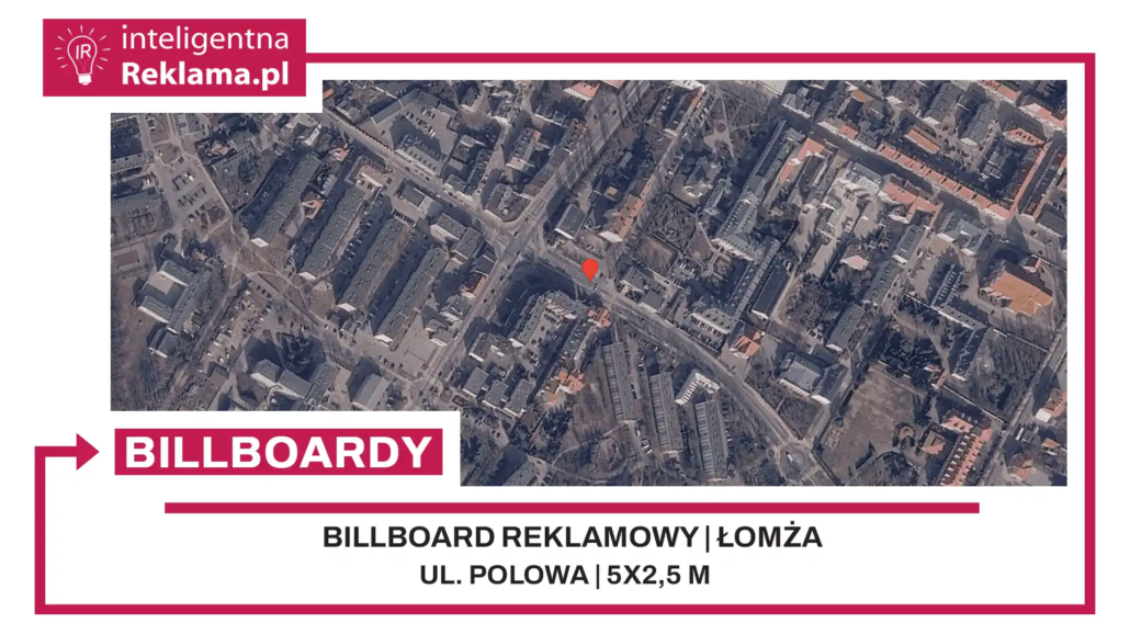 Lokalizacja reklamowa w Łomża przy ul. ul. Polowa - powierzchnia 12,5 m²
