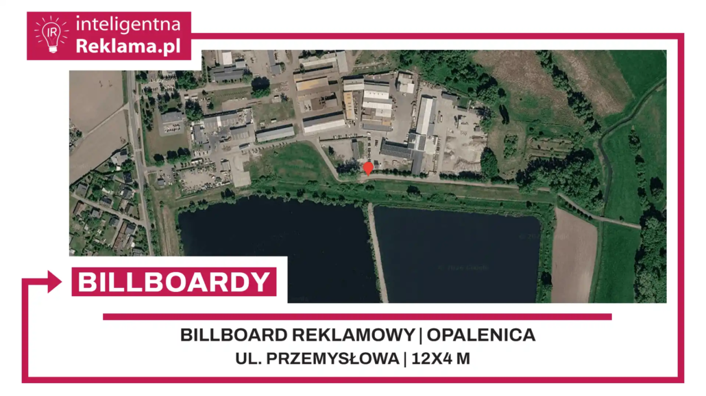 Lokalizacja reklamowa w Opalenica przy ul. Przemysłowa - powierzchnia 48 m²