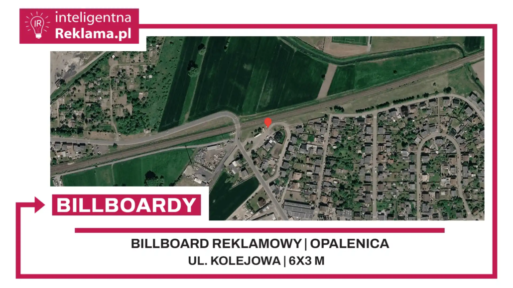 Lokalizacja reklamowa w Opalenica przy ul. ul. Kolejowa - powierzchnia 18 m²