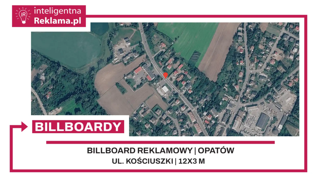 Lokalizacja reklamowa w Opatów przy ul. Kościuszki - powierzchnia 36 m²