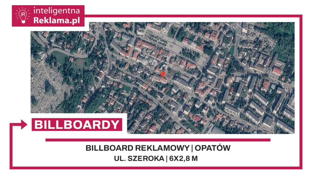 Lokalizacja reklamowa w Opatów przy ul. Szeroka - powierzchnia 16,8 m²