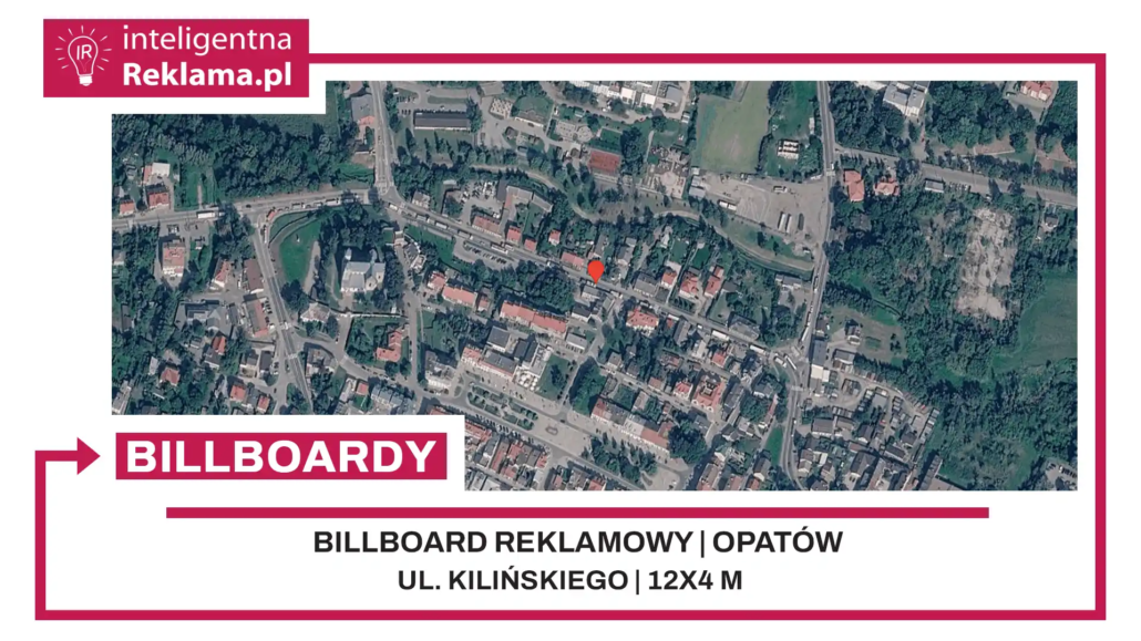 Lokalizacja reklamowa w Opatów przy ul. ul. Kilińskiego - powierzchnia 48 m²