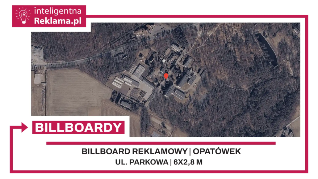 Lokalizacja reklamowa w Opatówek przy ul. Parkowa - powierzchnia 16,8 m²
