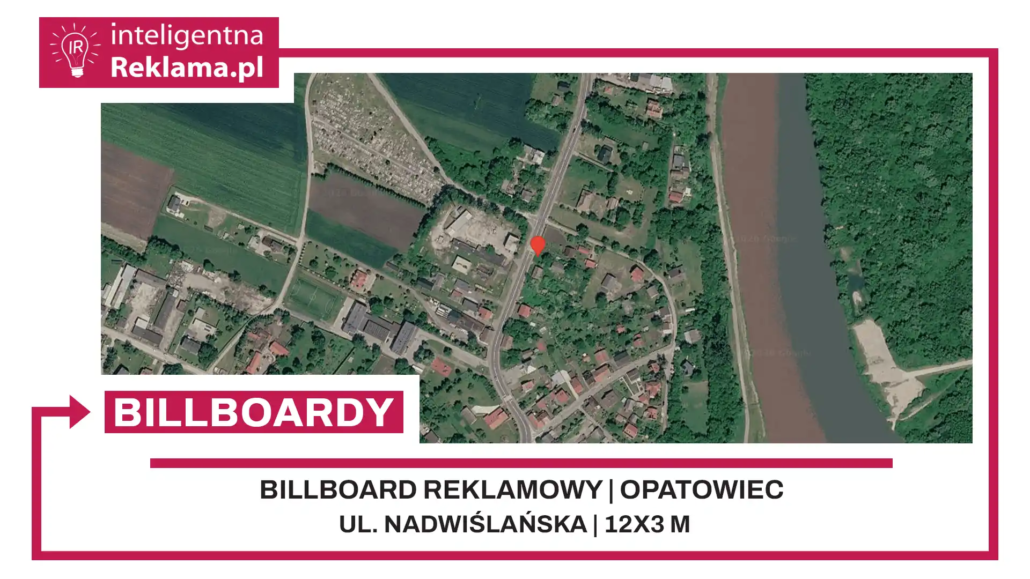 Lokalizacja reklamowa w Opatowiec przy ul. Nadwiślańska - powierzchnia 36 m²