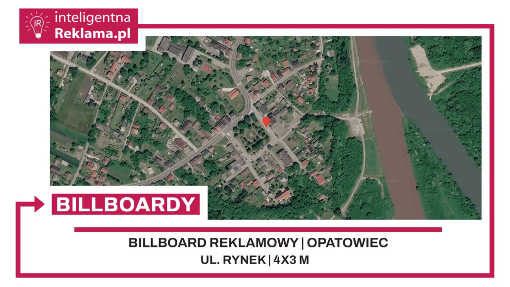 Lokalizacja reklamowa w Opatowiec przy ul. Rynek - powierzchnia 12 m²
