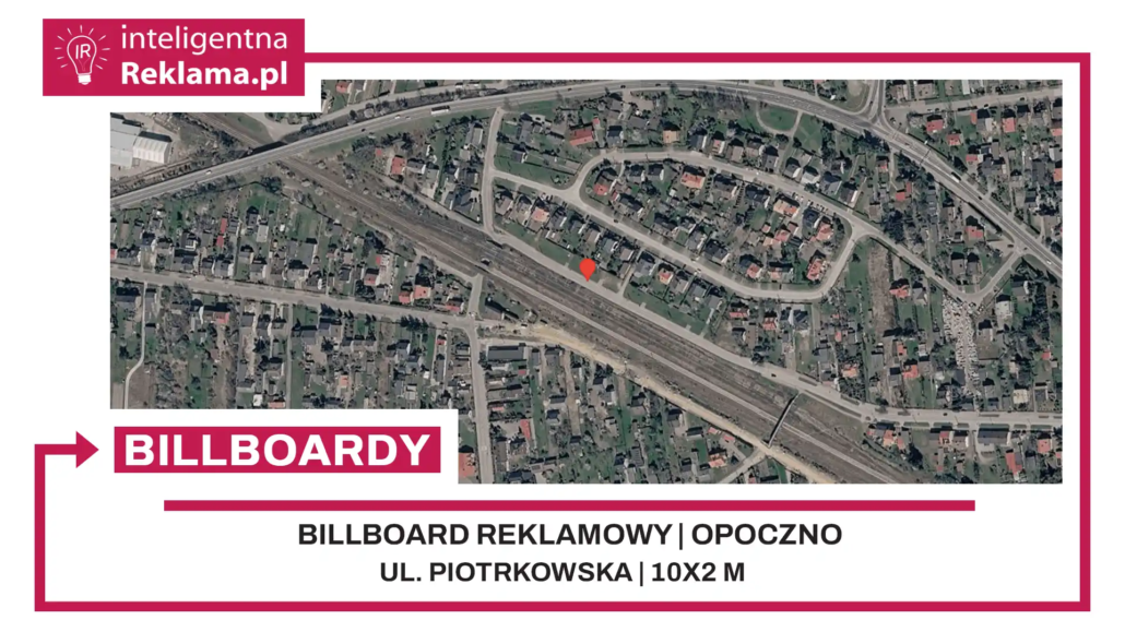 Lokalizacja reklamowa w Opoczno przy ul. ul. Piotrkowska - powierzchnia 20 m²
