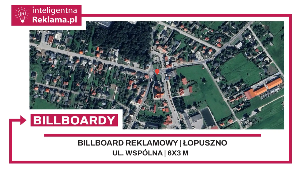 Lokalizacja reklamowa w Łopuszno przy ul. Wspólna - powierzchnia 18 m²