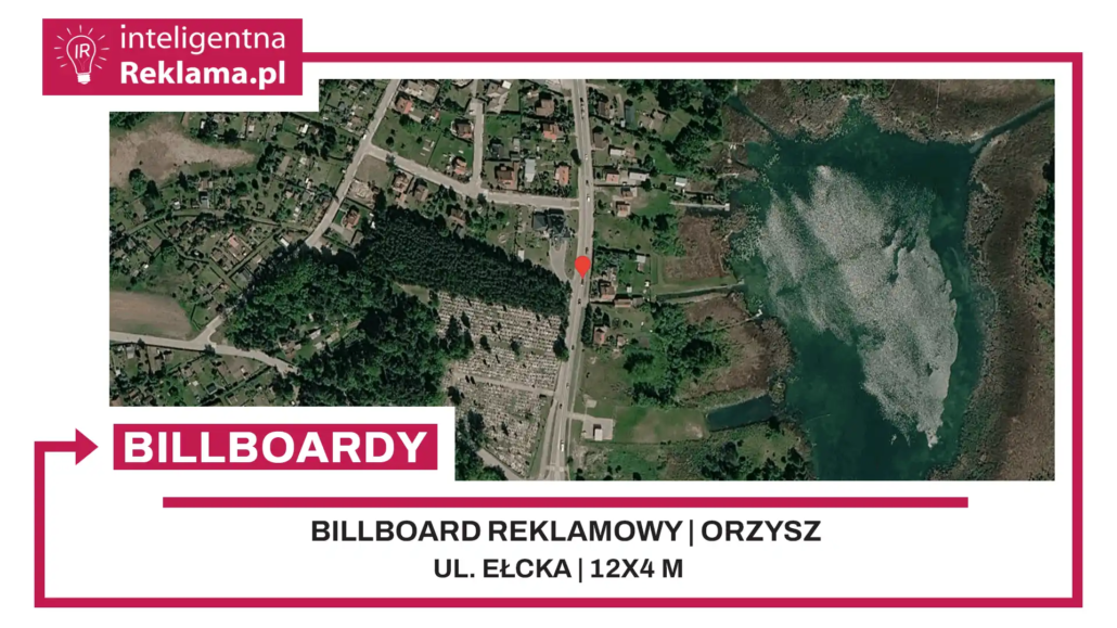 Lokalizacja reklamowa w Orzysz przy ul. Ełcka - powierzchnia 48 m²
