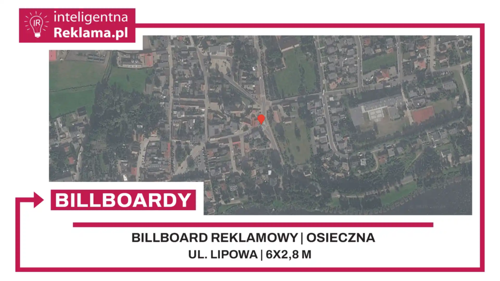 Lokalizacja reklamowa w Osieczna przy ul. Lipowa - powierzchnia 16,8 m²