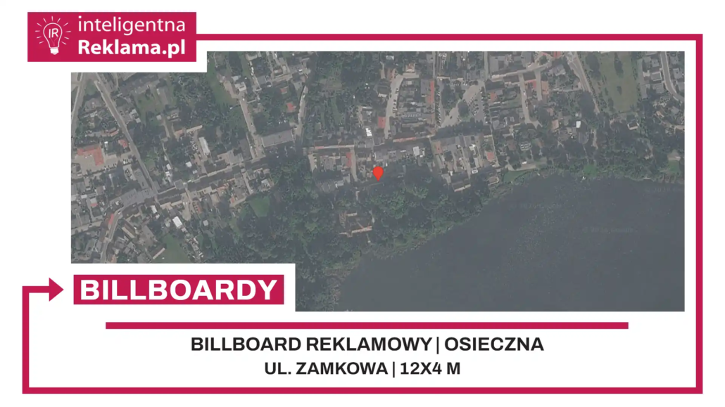 Lokalizacja reklamowa w Osieczna przy ul. Zamkowa - powierzchnia 48 m²