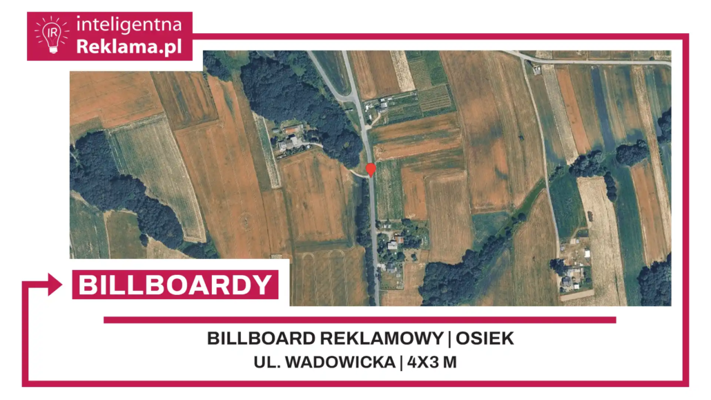 Lokalizacja reklamowa w Osiek przy ul. ul. Wadowicka - powierzchnia 12 m²