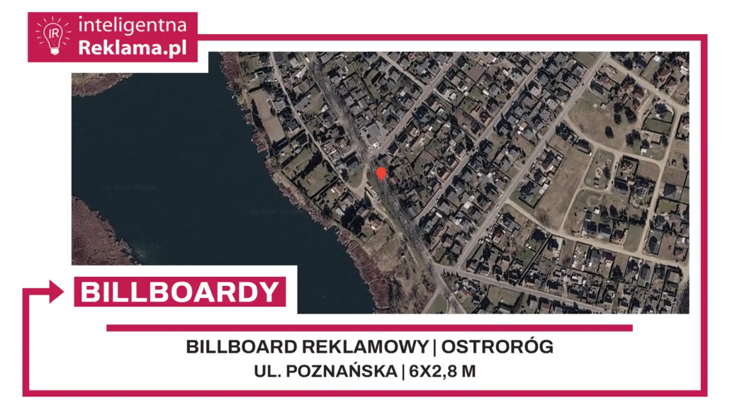 Lokalizacja reklamowa w Ostroróg przy ul. ul. Poznańska - powierzchnia 16,8 m²