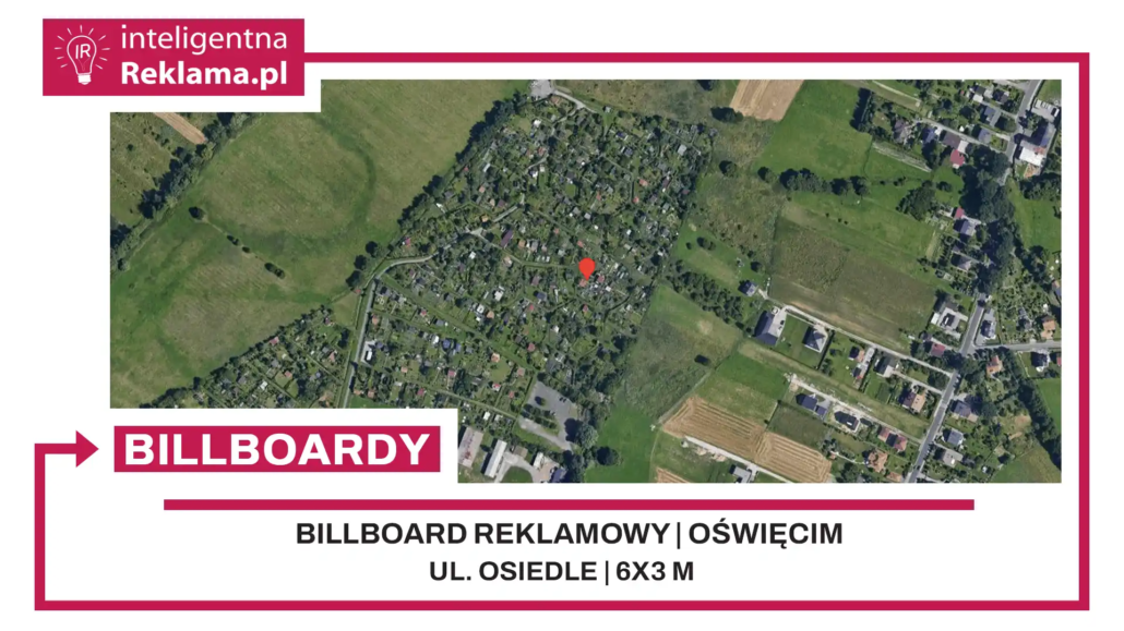 Lokalizacja reklamowa w Oświęcim przy ul. Osiedle - powierzchnia 18 m²