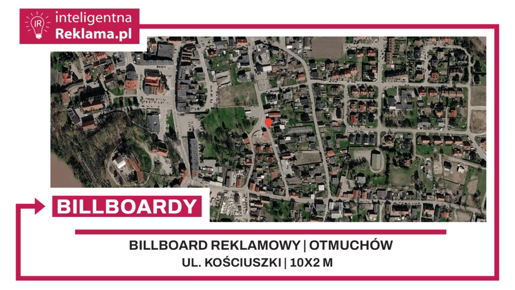 Lokalizacja reklamowa w Otmuchów przy ul. ul. Kościuszki - powierzchnia 20 m²
