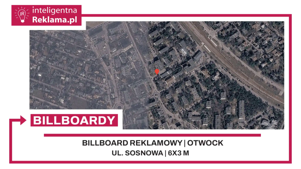 Lokalizacja reklamowa w Otwock przy ul. Sosnowa - powierzchnia 18 m²