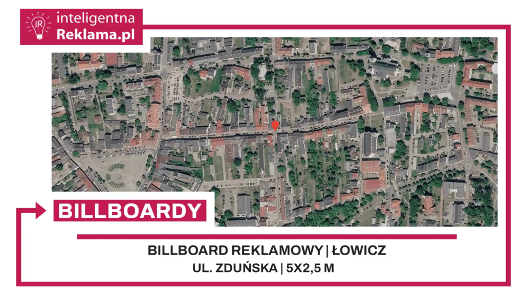 Lokalizacja reklamowa w Łowicz przy ul. ul. Zduńska - powierzchnia 12,5 m²