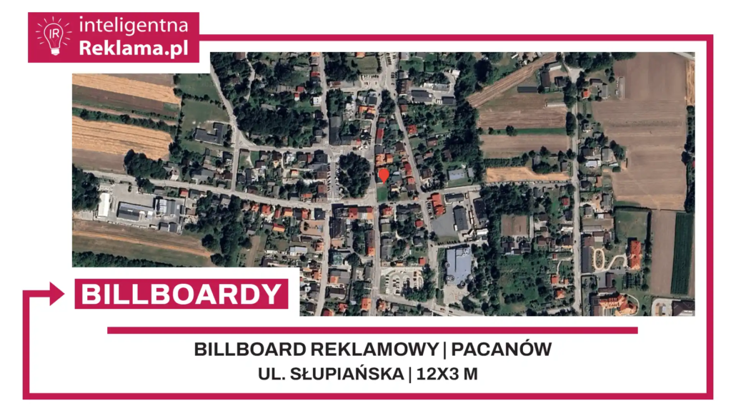Lokalizacja reklamowa w Pacanów przy ul. Słupiańska - powierzchnia 36 m²