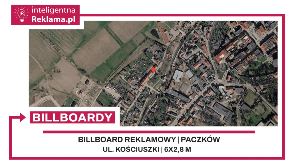 Lokalizacja reklamowa w Paczków przy ul. Kościuszki - powierzchnia 16,8 m²