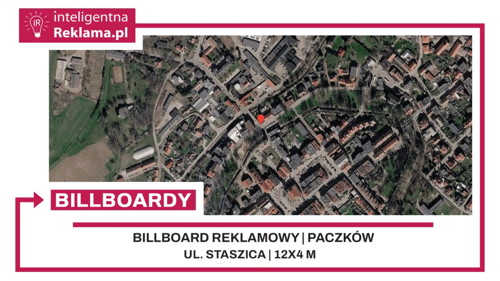 Lokalizacja reklamowa w Paczków przy ul. Staszica - powierzchnia 48 m²