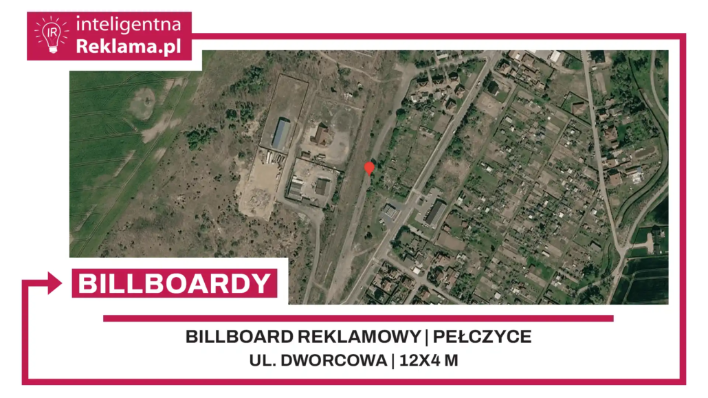 Lokalizacja reklamowa w Pełczyce przy ul. Dworcowa - powierzchnia 48 m²