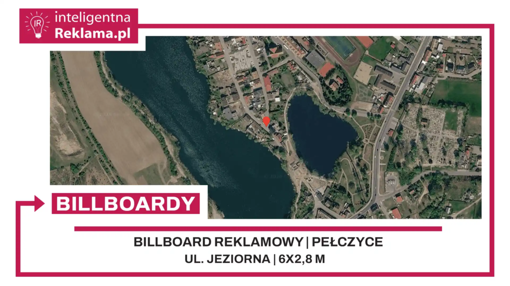 Lokalizacja reklamowa w Pełczyce przy ul. Jeziorna - powierzchnia 16,8 m²
