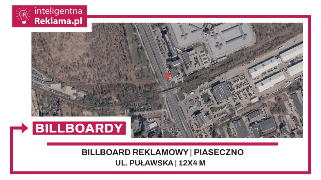 Lokalizacja reklamowa w Piaseczno przy ul. ul. Puławska - powierzchnia 48 m²