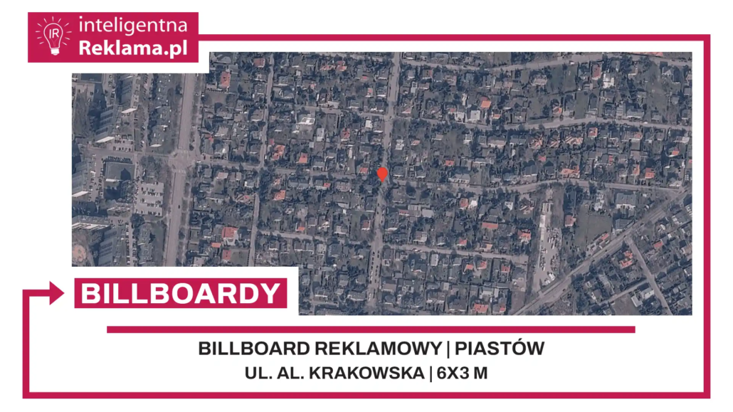 Lokalizacja reklamowa w Piastów przy ul. Al. Krakowska - powierzchnia 18 m²