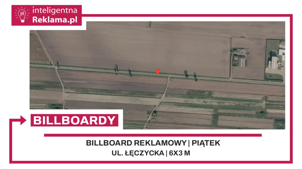 Lokalizacja reklamowa w Piątek przy ul. Łęczycka - powierzchnia 18 m²